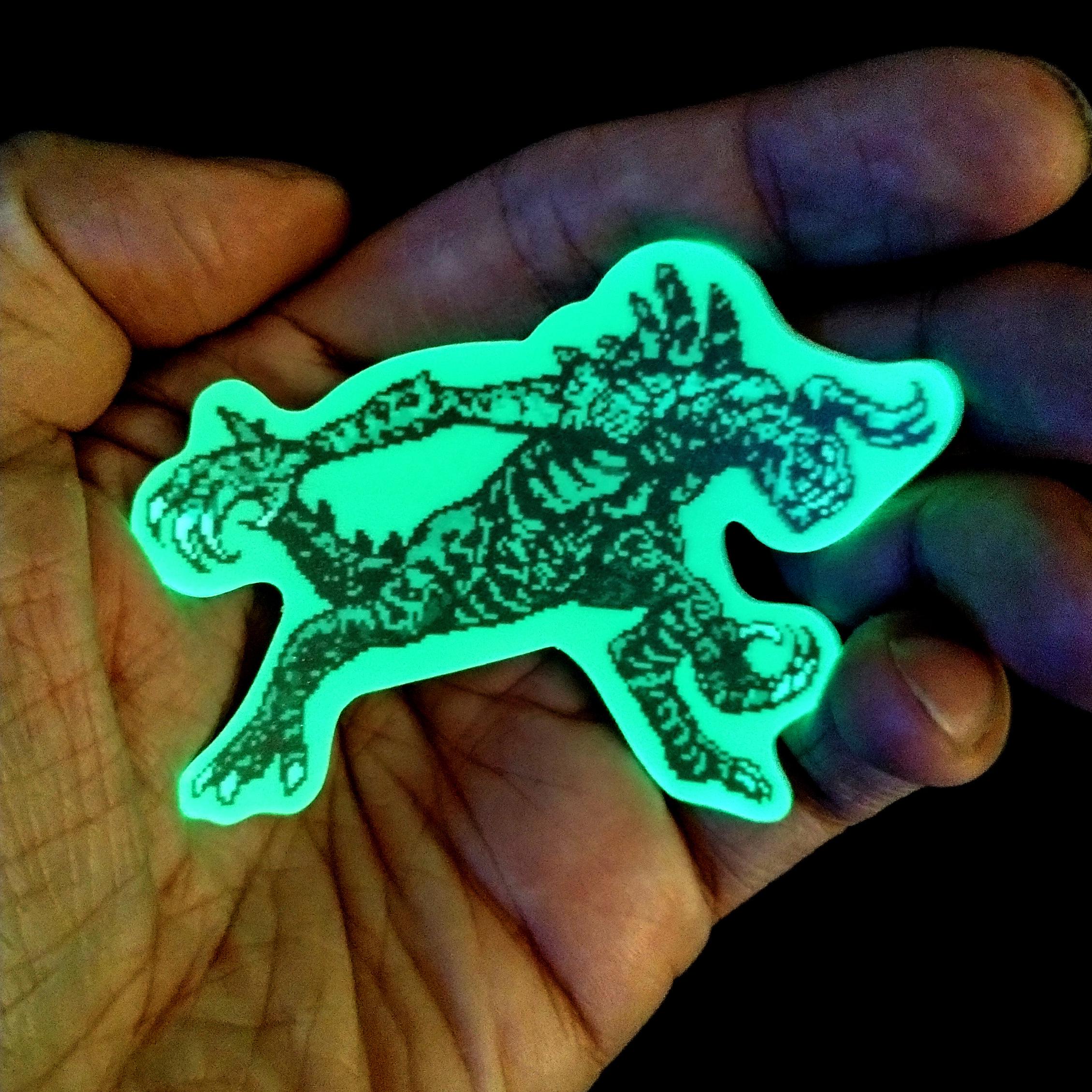 Glowing Deathclaw Sticker | New Vegas Artwork , Fallout Tv , Fallout 76 ...