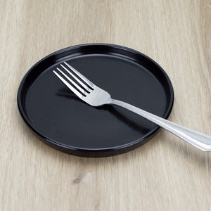 Dessert Plate Black Set of 4