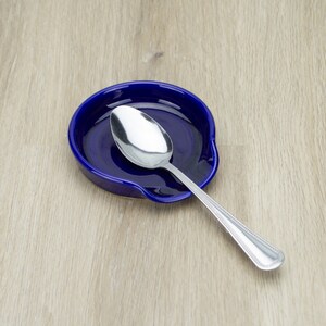 Sapphire Cobalt Navy Blue Spoon Rest