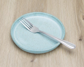 Dessert Plate Speckled Blue Set of 4