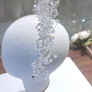 Bridal headband luxury bridal headband high end bridal dress bridal hairaccessory bridal hair jewelry bridal hair