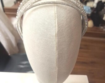 Bridal headband luxury bridal headband high end bridal dress bridal hairaccessory bridal hair jewelry bridal hair