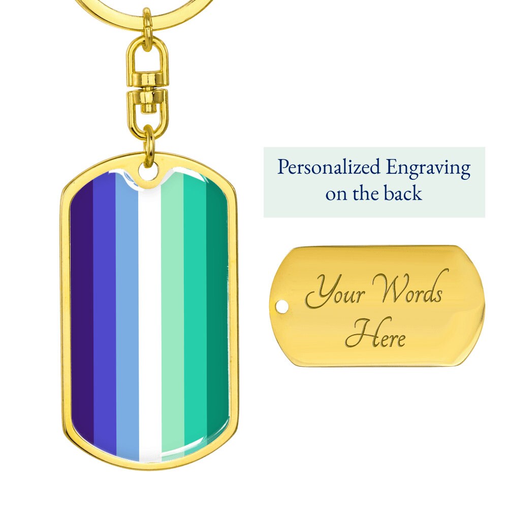 LGBT+ Gay MLM Pride Wrist Keyring Lanyard — NekojinDesigns.com
