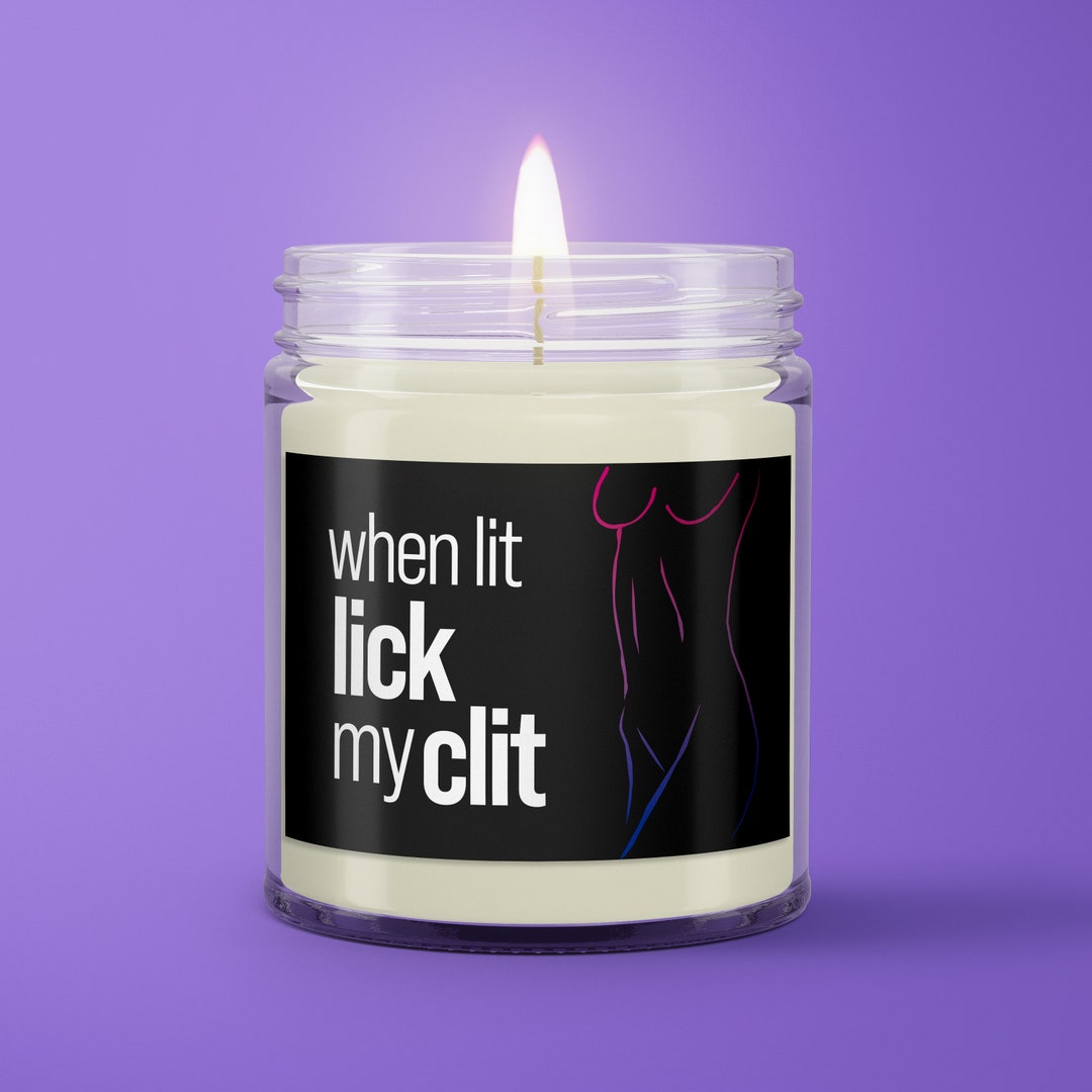 Naughty Bisexual Candle When Lit Lick My Clit Bisexual - Etsy