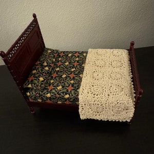 Cream Blanket, for your one-inch scale Dollhouse