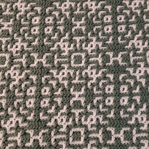 Wyoming Mosaic Crochet Written and Chart Patterns