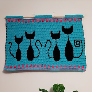 Atomic Felines Mosaic Crochet Bundle - Written and Chart Patterns