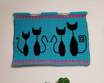 Atomic Felines Mosaic Crochet Bundle - Written and Chart Patterns