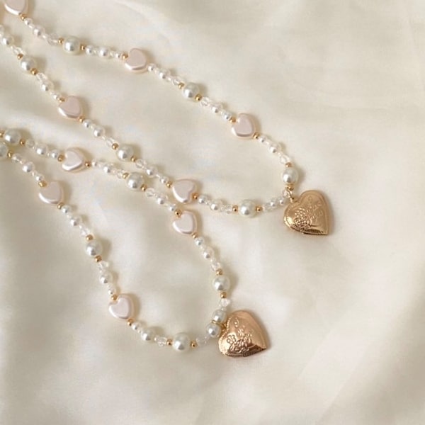 Pearl Locket - Etsy