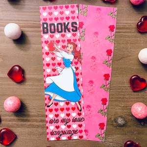 Valentine’s Belle Inspired “Love Language” Bookmark