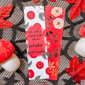 Apple Cider Bookmark