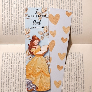 Beauty and the Beast Inspired “Big Books” Bookmark