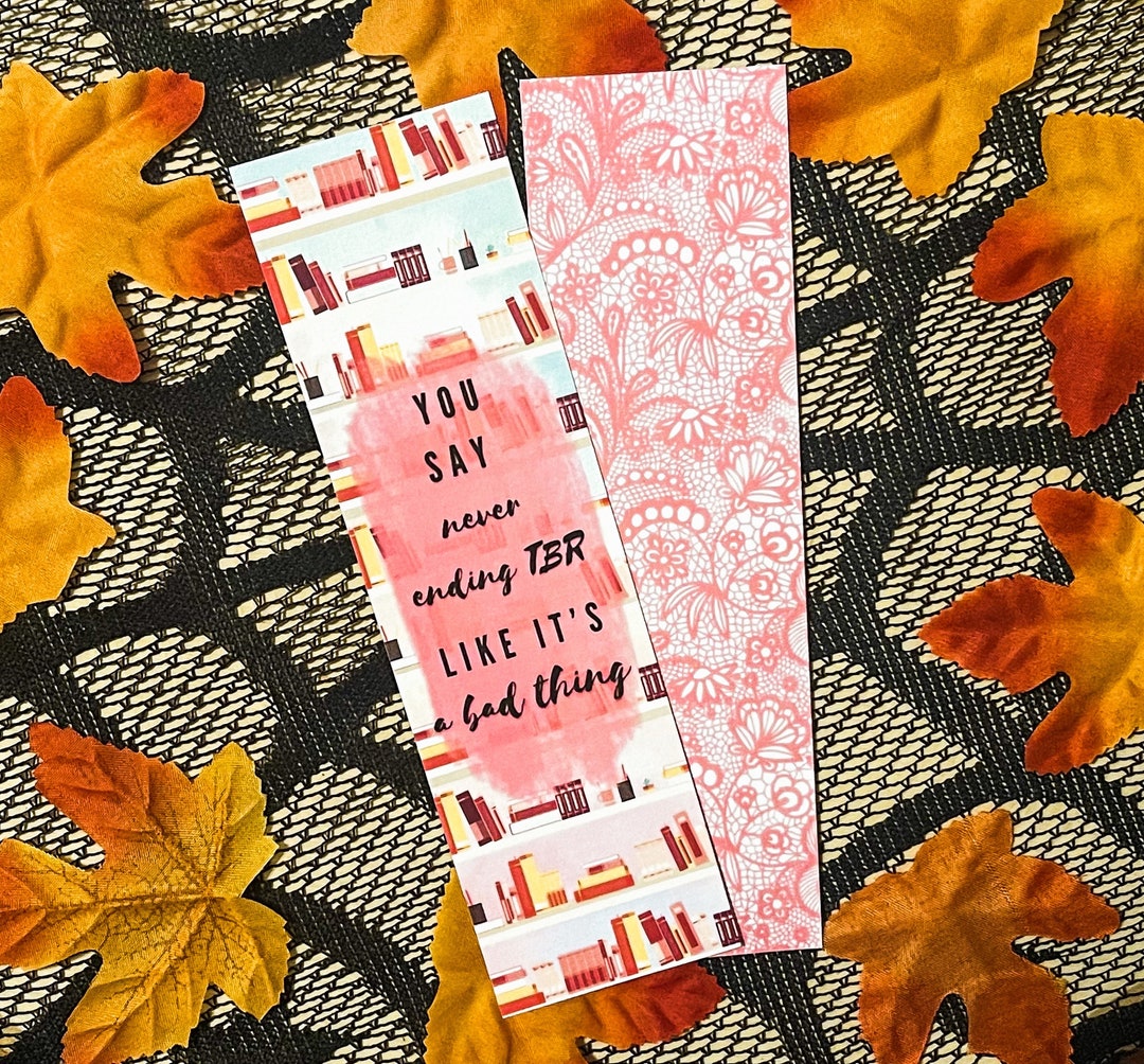 Never-ending TBR Bookmark - Etsy