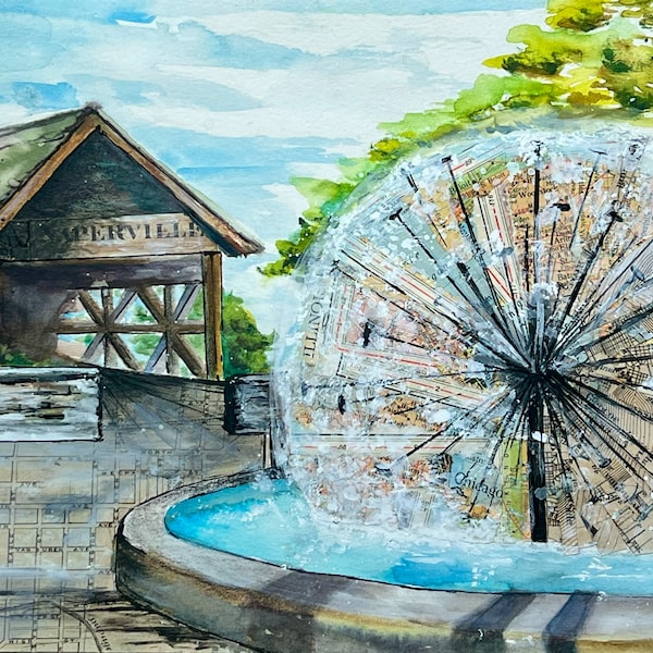 Naperville Dandelion Fountain