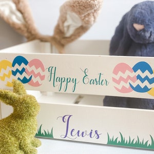 Easter bunny box | Easter Crate | Easter Egg hunt | Easter basket | Bunny Treat Box | My first Easter | Easter keepsake