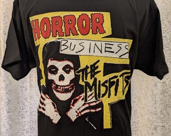 Offiziel Lizensiertes Misfits Horror Business Rock Band T-Shirt Brand New Merch