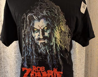 VINTAGE Rob Zombie Hellbilly Deluxe 1998 XL Concert Tour T Shirt