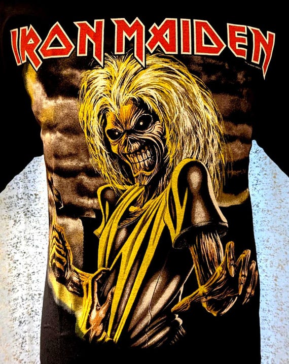 Officially Licensed Iron Maiden Killers Double-sided ROCK BAND T