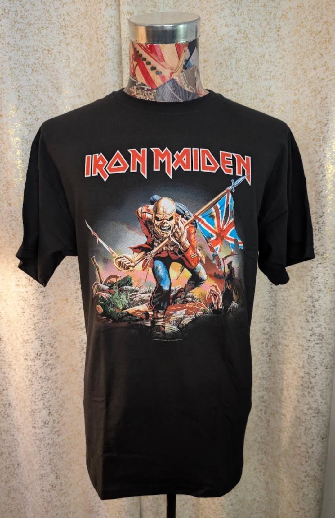 Officially Licensed Iron Maiden Trooper Eddie Square Black Rock