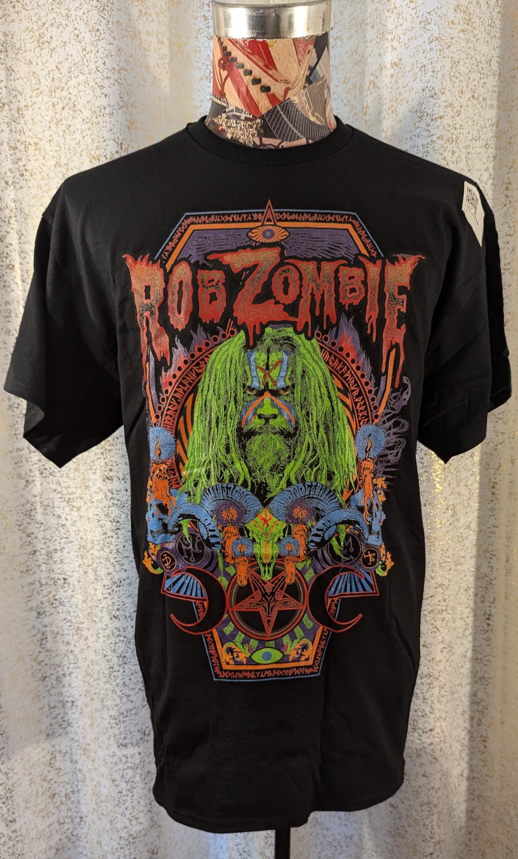 Rob Zombie - Officially Licensed Psychedelic Jumbo Print T-shirt