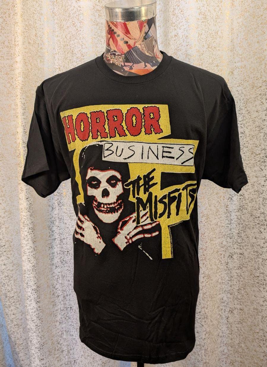 Officially Licensed Misfits Horror Business Rock Band T-shirt