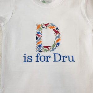 Dinosaur Shirt, Dino Party Shirt, Dinosaur party hat shirt, Birthday Shirt, Dinosaur Shirt, Embroidered Birthday shirt, Embroidered Dinosaur