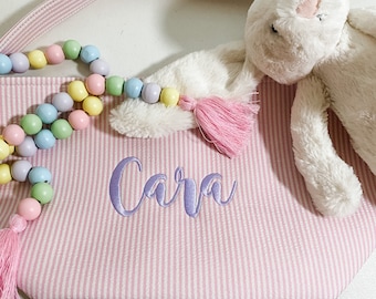 Personalized Seersucker Easter Basket