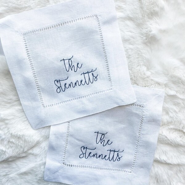 Embroidered Napkins Make Your Own Napkins