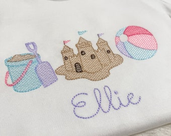 Girls Beach Shirt / Suncastle Shirt