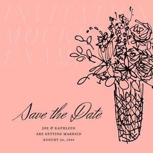 Floral Sketch • Flowers in Vase • PNG, SVG