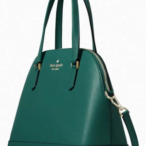 Emerald green kate spade purse sale