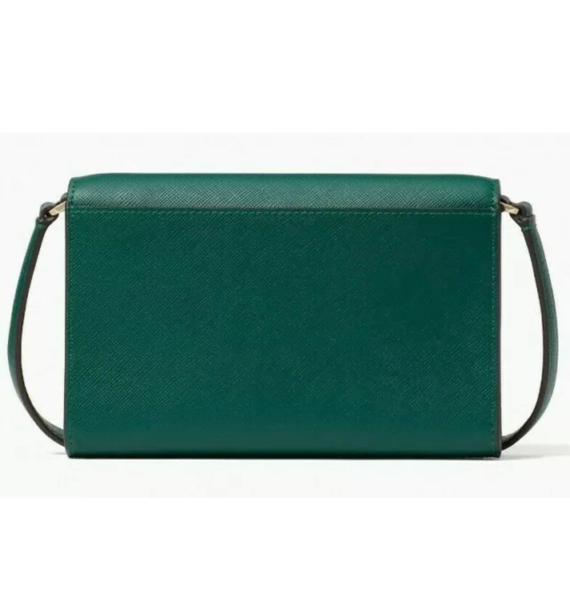 Kate Spade Wellesley Hanna Leather Handbag Shoulder Bag Crossbody Purse In Dark  Green | ModeSens