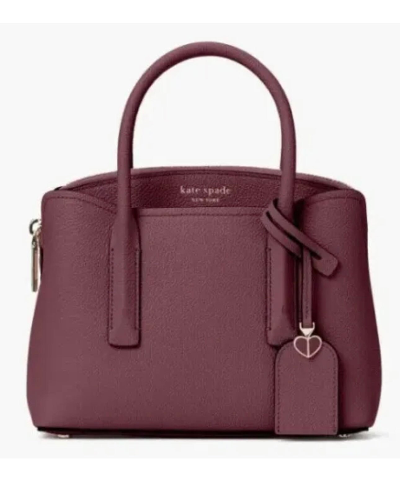 Kate Spade Margaux Mini Satchel Deep Cherry Leather PXRUA540 NWT