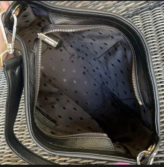 Kate Spade New York Lexy Large Hobo Tote Shoulder Bag Black Leather 