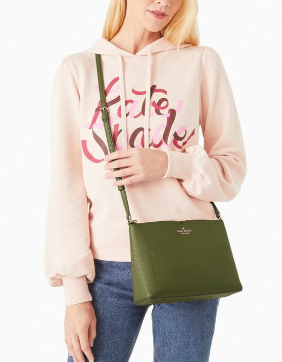 NWB Kate Spade Harlow Crossbody Army Green Pebbled Leather - Etsy