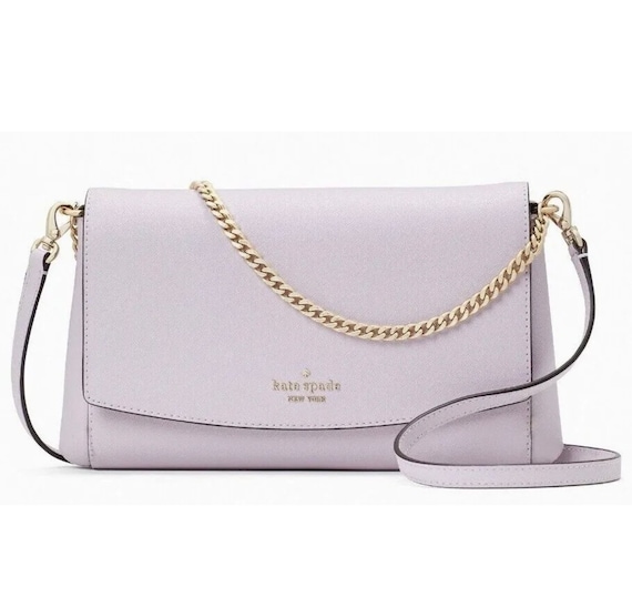 Kate Spade Greer Chain Crossbody Lilac Saffiano Leather -  Norway