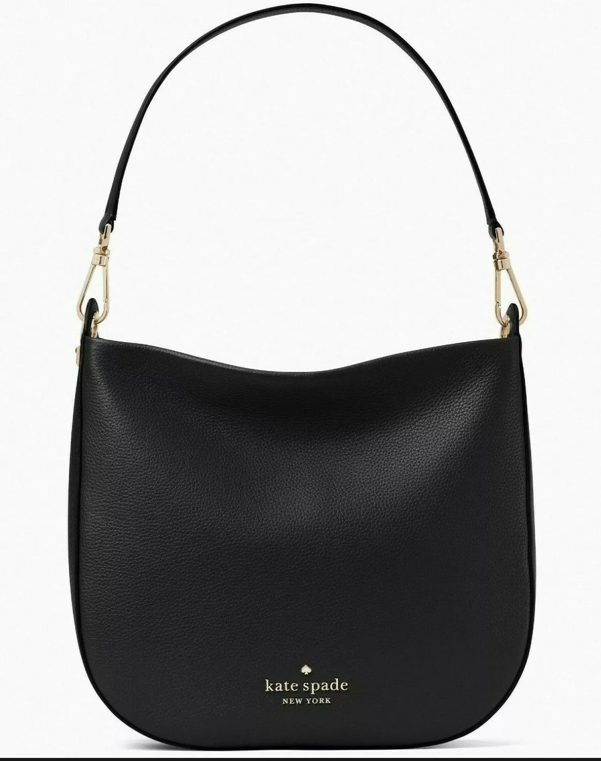 NWB Kate Spade Lexy Shoulder Bag Black Leather Large Hobo - Etsy