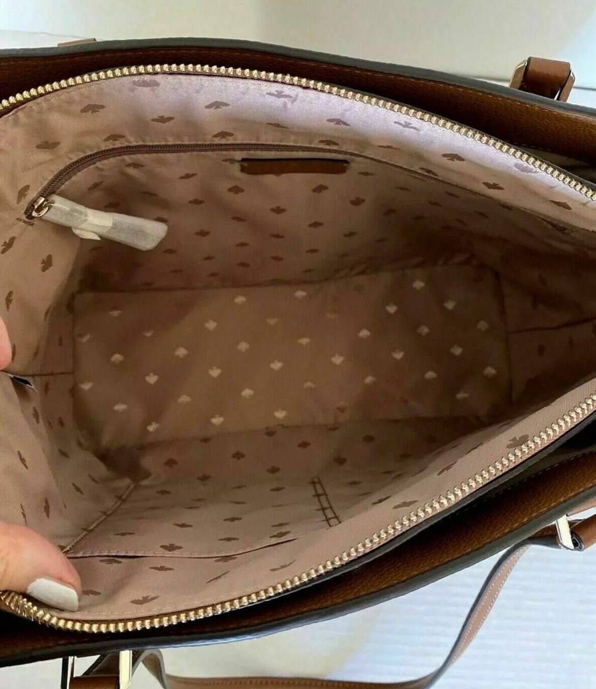 Brown kate top spade purse