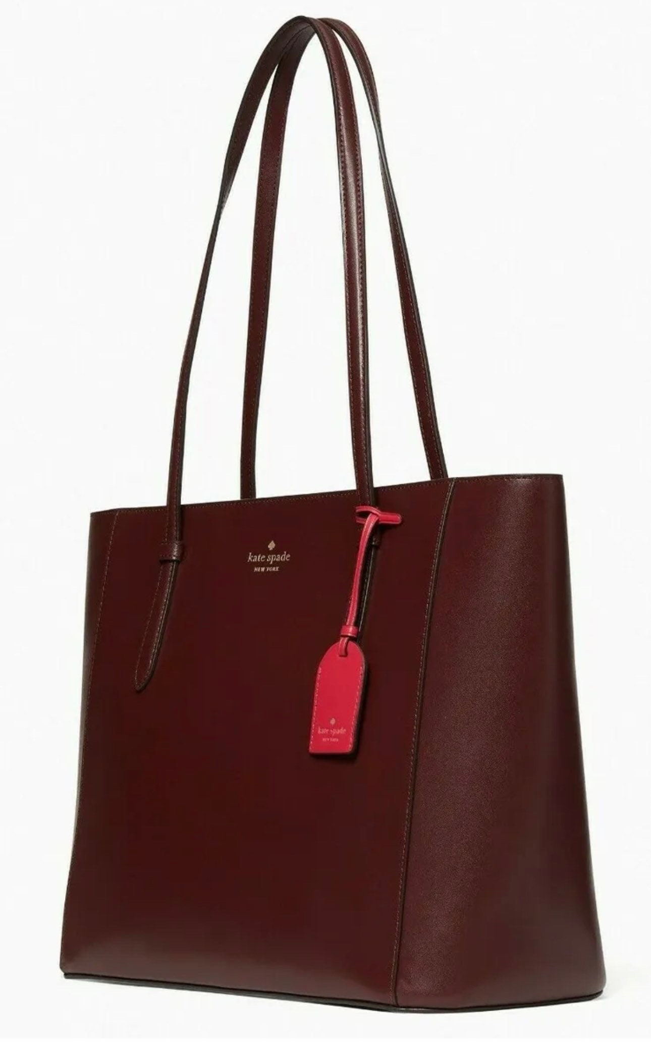 Kate spade red tote sale