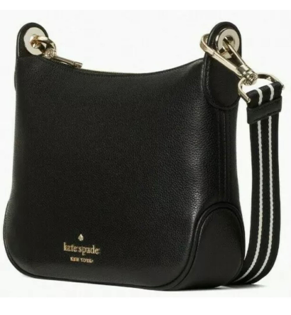 NWB Kate Spade Rosie Crossbody Black Leather WKR00630 