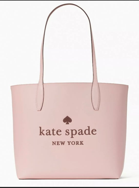 Kate Spade Large Reversible Leather Tote Pale Pink Pouch - Etsy Australia