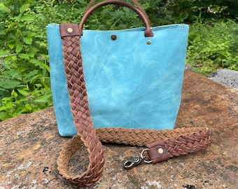 Braided Leather Bag and Camera Straps