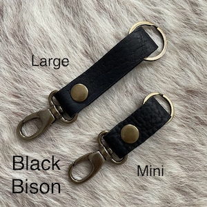 Valet Keychains Leather Valet Snap Keychains With Swivel Clasp - Etsy