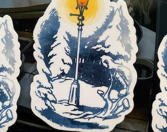 The Lamppost Narnia Waterproof Vinyl Sticker