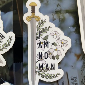 I Am No Man-vinylsticker