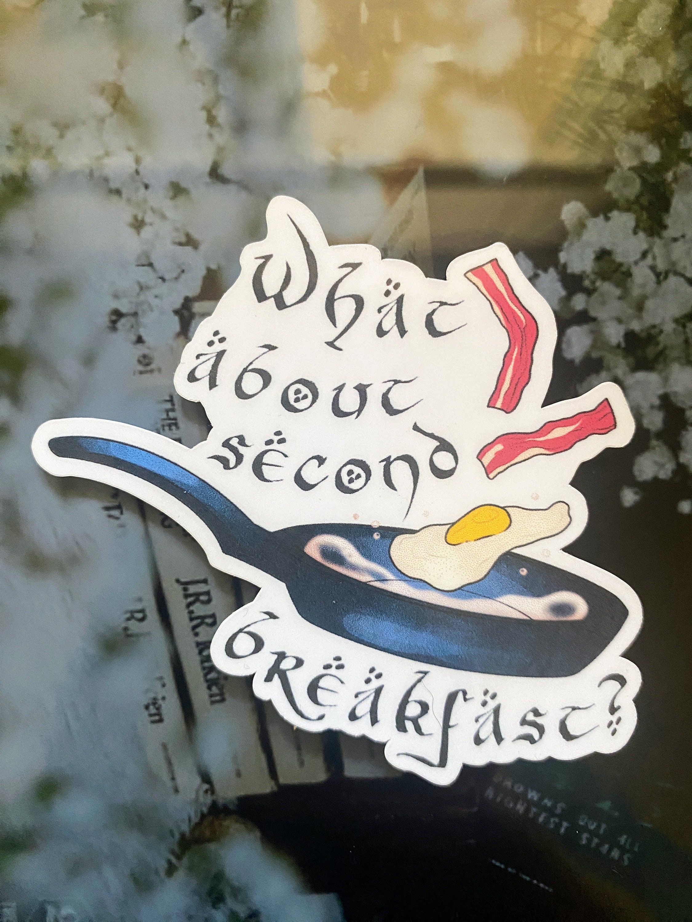 What About Second Breakfast Lord of the Rings Pippin Quote Waterproof Vinyl  Sticker - Etsy