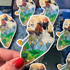 Tolkien Silhouette Vinyl Aufkleber