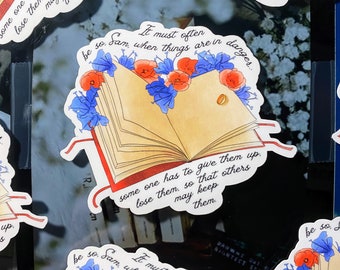 Zodat anderen ze kunnen houden Frodo Baggins Quote waterdichte vinylsticker