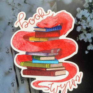 Bookwyrm Vinyl Sticker