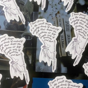 Simple Everyday Deeds that Keep the Darkness at Bay Gandalf Quote Vinyl Waterproof Sticker